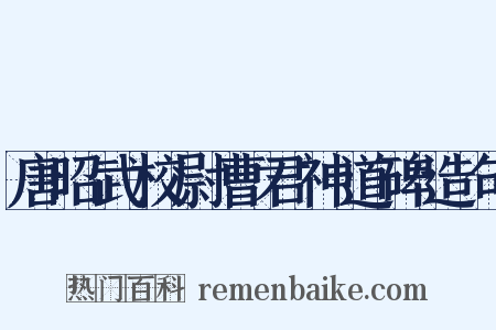 唐昭武校尉曹君神道碑造句是什么意思的图片